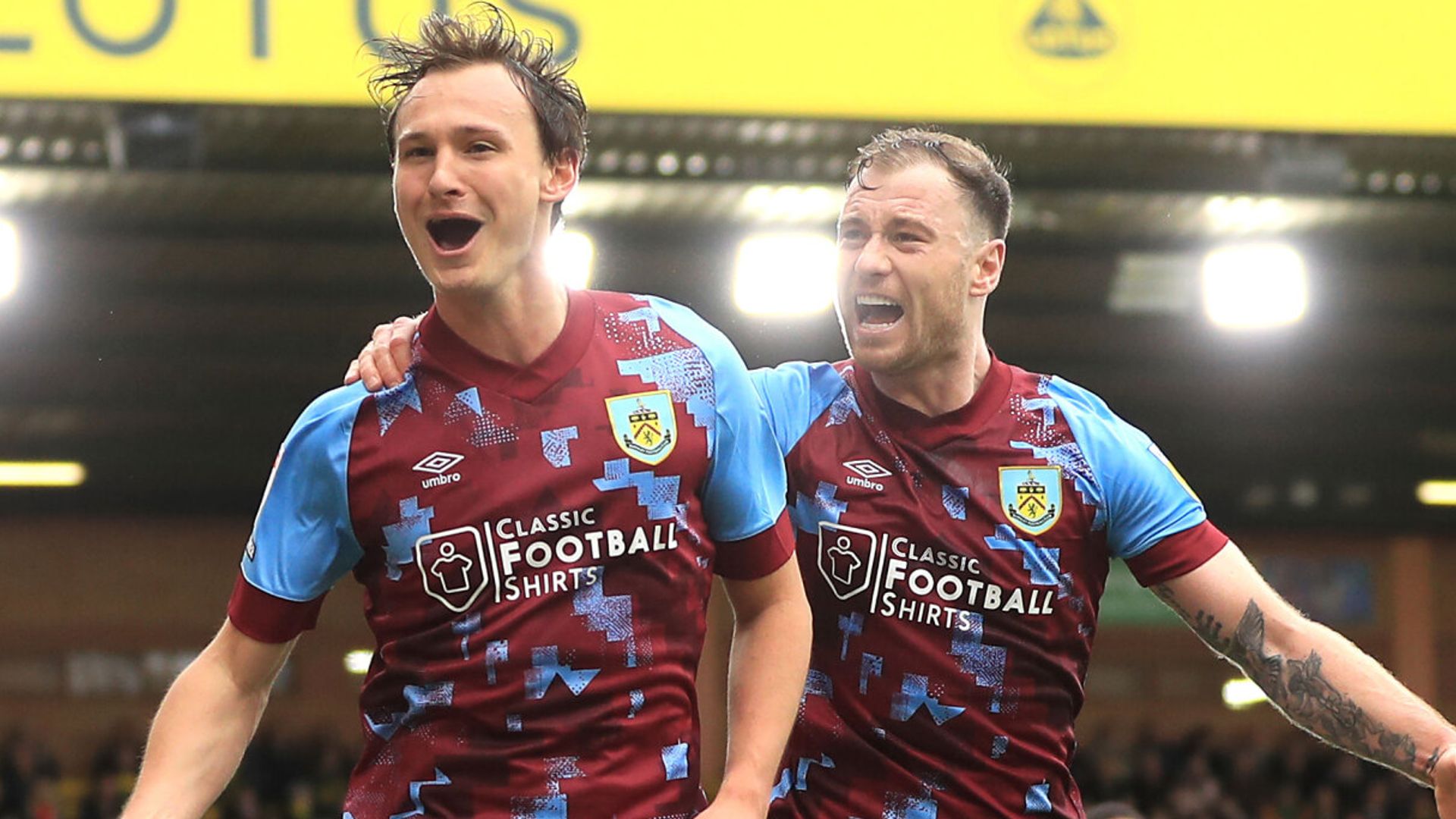 Burnley cruise past Norwich to earn ninth consecutive league win