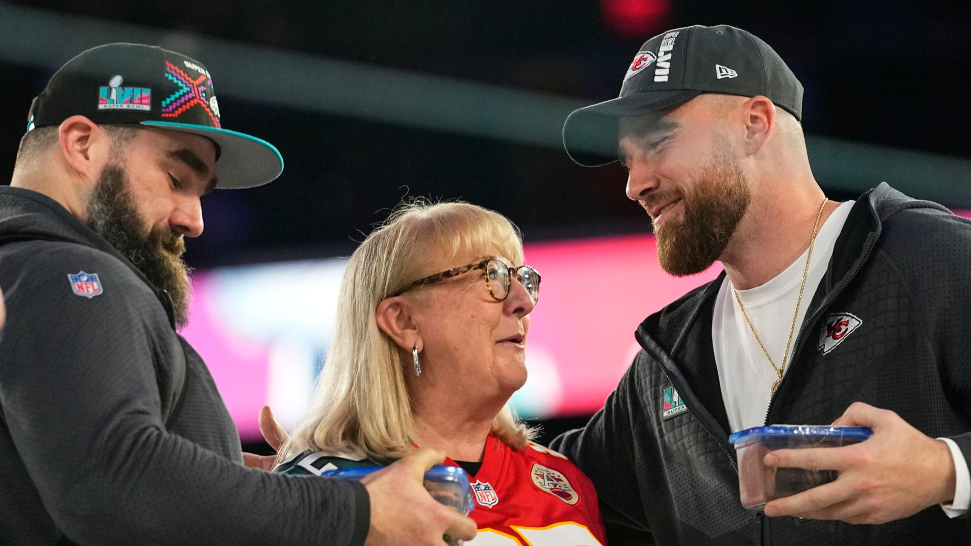 Kelce brothers' mum up for coin toss ahead of historic Super Bowl clash