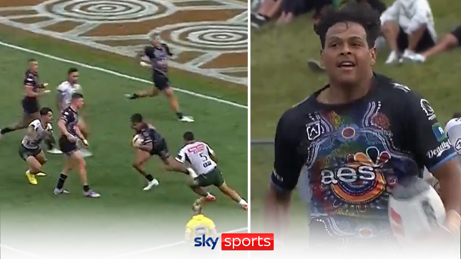 Hat-trick hero! | Cobbo goes full length of the pitch for sensational solo try!