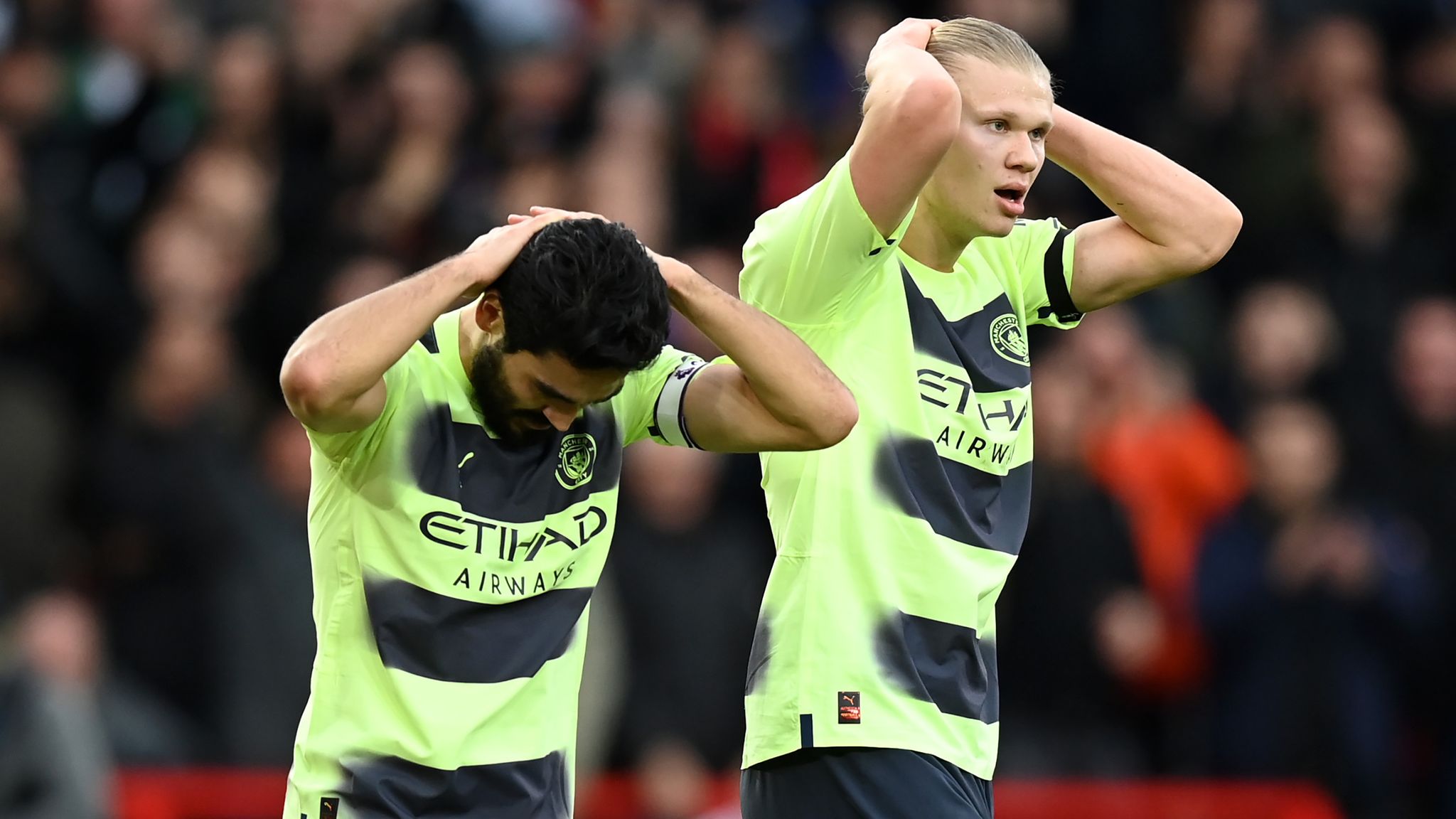 Wasteful Manchester City drop points again in latest title race twist