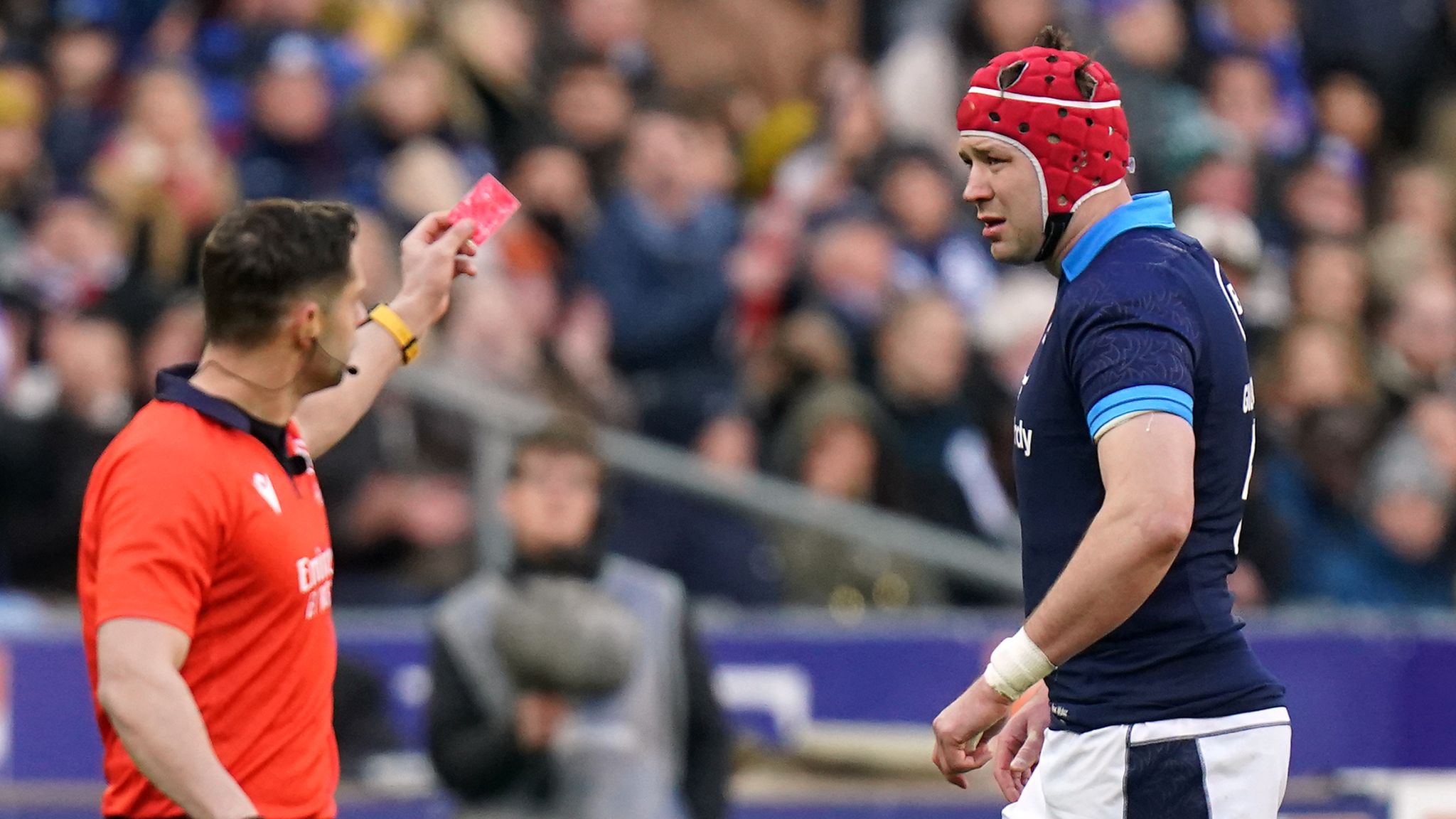 Six Nations 2023 Round 3 France beat Scotland after red card apiece at the Stade de France in Paris Rugby Union News Sky Sports