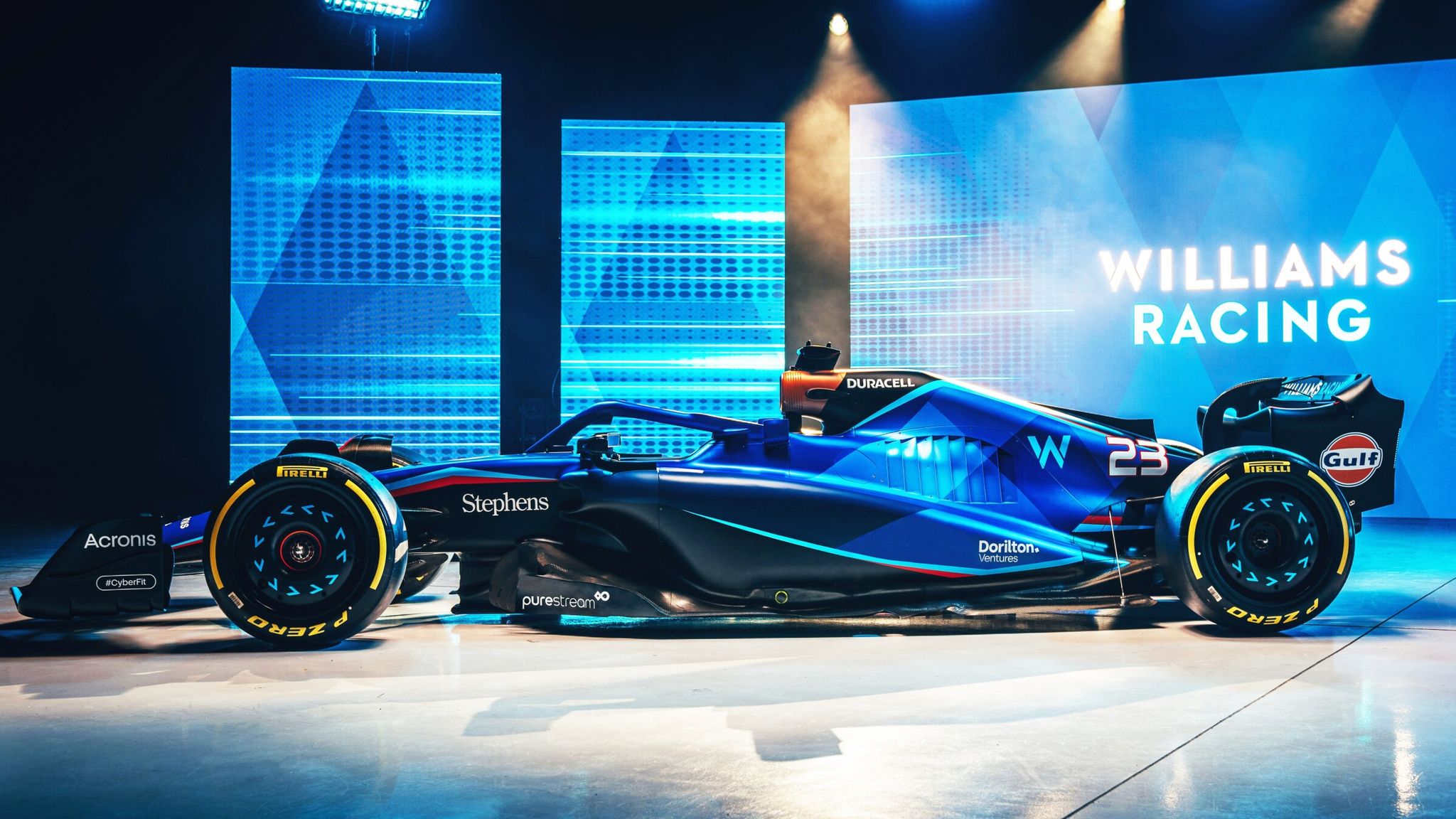 Formula 1 launches Williams reveal sleek new car livery and Gulf Oil partnership for 2023 season F1 News