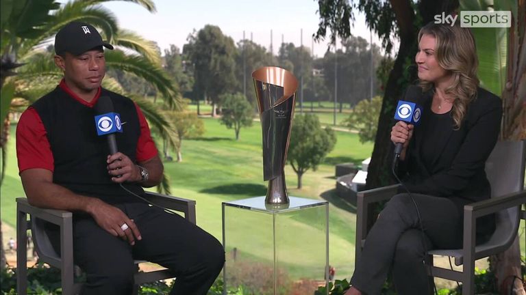 Tiger Woods reflects on his competitive return at the Genesis Invitational in February, how far he has come in his career and what his plans are for the future