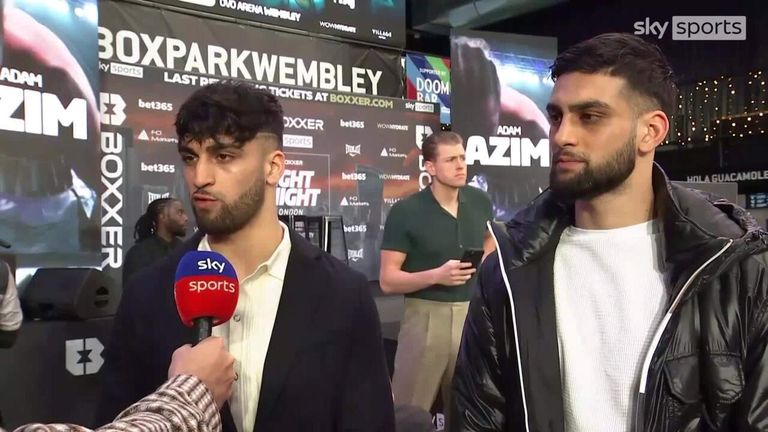 Adam Azim When He Is Blitzing Sparring Partners His Brother Hassan Adam Azim When He Is Blitzing Sparring Partners His Brother Hassan