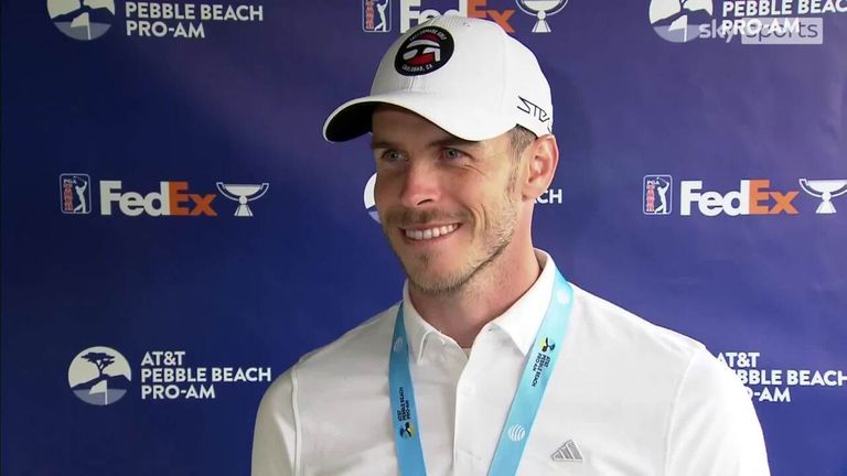 Recién retirado, Gareth Bale reflexiona sobre su primera ronda en el AT&T Pebble Beach Pro-Am y habla sobre su brillante recuperación en el segundo hoyo.