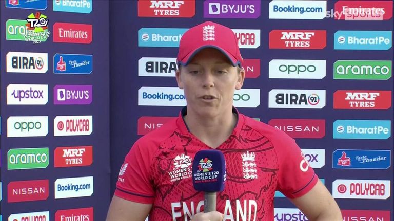 Heather Knight, İngiltere'nin Kadınlar T20 Dünya Kupası yenilgisinden sonra 'daha güçlü döneceğine' söz verdi - 'İnşa ediyoruz, bu bizi tanımlamayacak'
