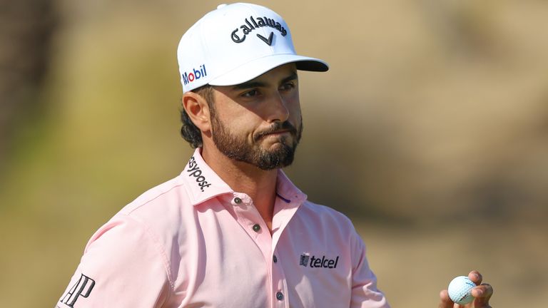 Abraham Ancer during round two of Saudi International (Getty Images)