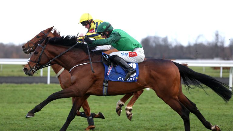 Nusret (near) battles past Perseus Way in the Adonis after a last flight error from the Gary Moore contender