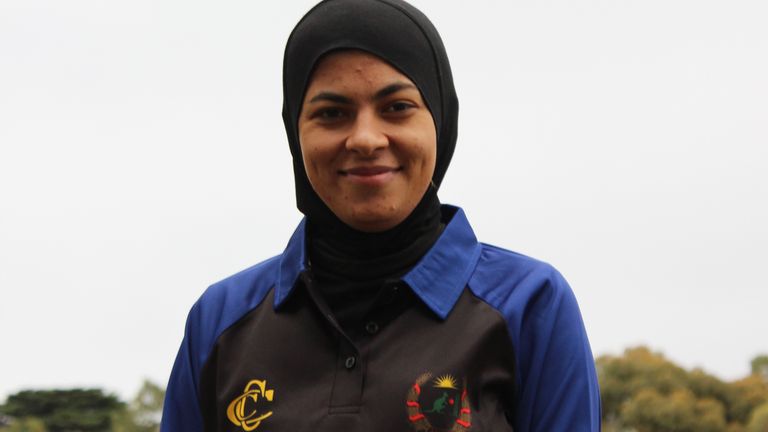 Nafiza Amiri told Sky Sports News that she knew her dream of playing international cricket was over when the Taliban took control in August 2021