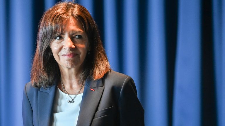 Paris Mayor Anne Hidalgo is taking part in the city of Berlin's metropolitan conference "Q Berlin 2022" under the motto "The New Unknown - Navigating Zeitenwende" at the ICC Messe Berlin.