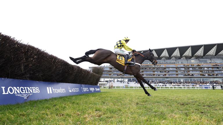 Shishkin impressed with his jumping in the Betfair Ascot Chase
