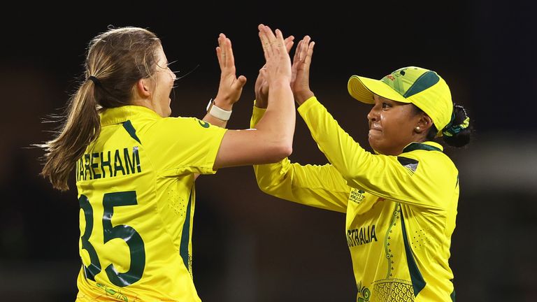 Georgia Wareham impressed on her return from injury with a hattrick of wickets
