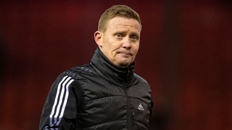 Barry Robson will remain Aberdeen interim boss until the end of February at least