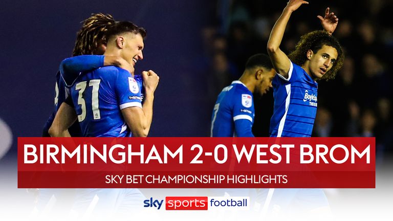 Highlights of the Sky Bet Championship match between Birmingham and West Brom.
