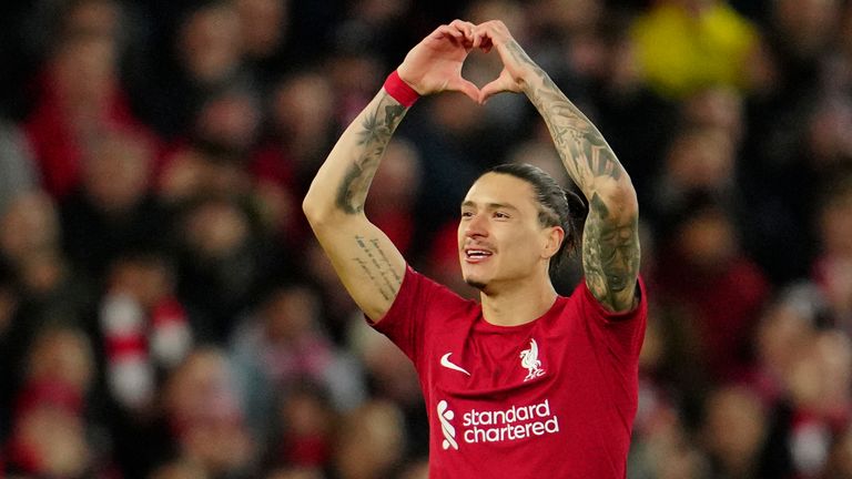 Darwin Nunez will be one of Lee's Liverpool assets for the upcoming double gameweek