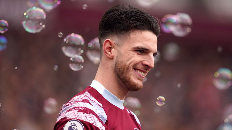 Declan Rice played with a virus against Chelsea