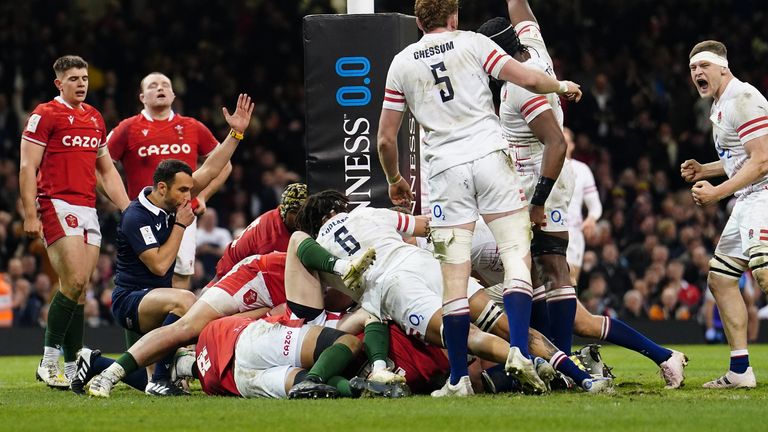 England Wales Kyle Sinckler try