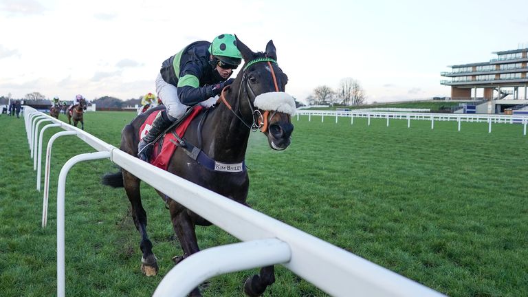 First Flow won the 2021 Clarence House Chase at Ascot under David Bass