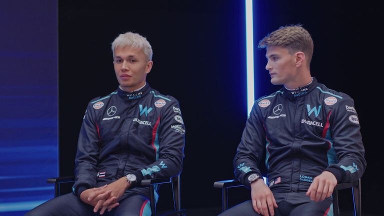 ALEX ALBON AND LOGAN SARGEANT ON WILLIAMS RACING LAUNCH