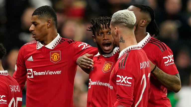 Man Utd 2-1 Barcelona (Agg:4-3): Antony Off The Bench To Win Europa League  Play-Off On Big Night For Erik Ten Hag | Football News | Sky Sports