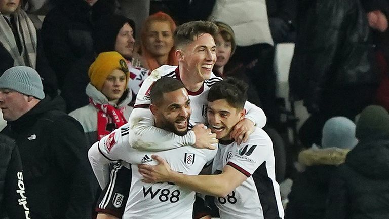 Harry Wilson (top) and Layvin Kurzawa (left) both netted in Fulham's narrow victory