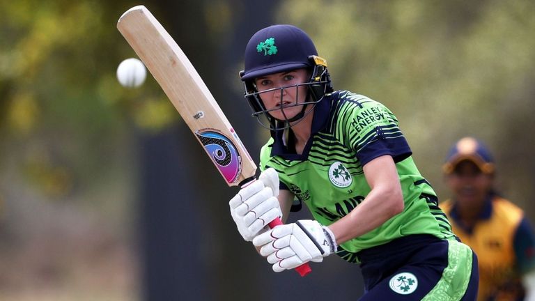 Ireland batter Gaby Lewis (pic courstesy of ICC Media)