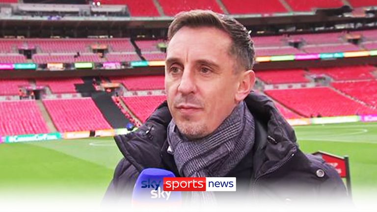 Gary Neville's Carabao Cup final predictions: 'Odds in Man Utd's favour ...