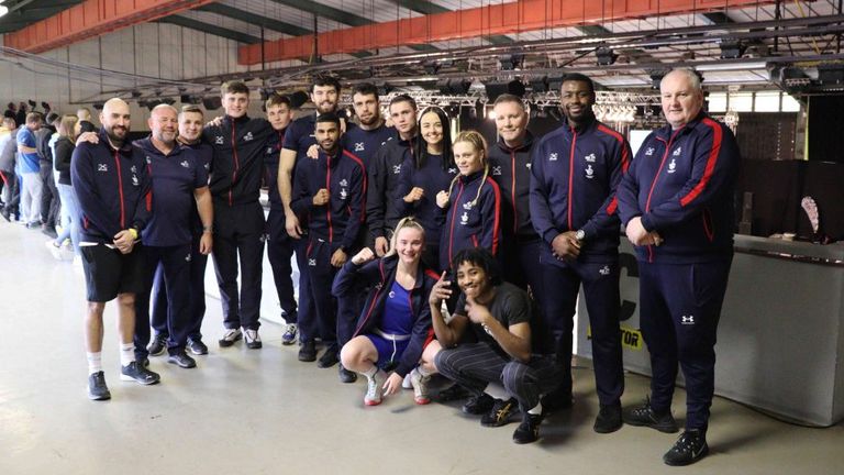 The Great Britain team in Hungary (Photo: GB Boxing)