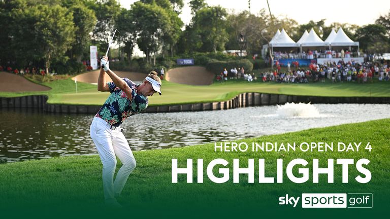 Highlights from the final round of the Hero Indian Open at the DLF Golf and Country Club.