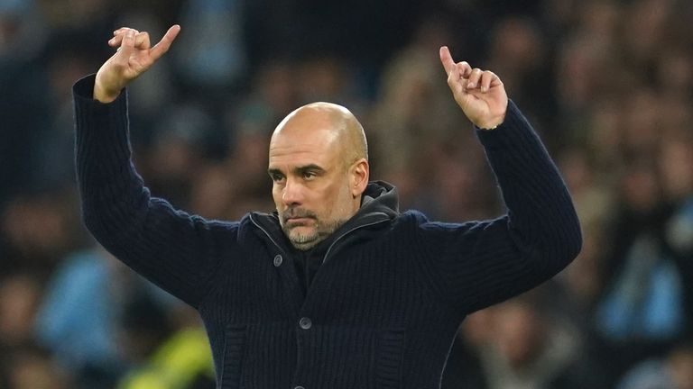 Manchester City managers Pep Guardiola has bemoaned accusations of him "overthinking"