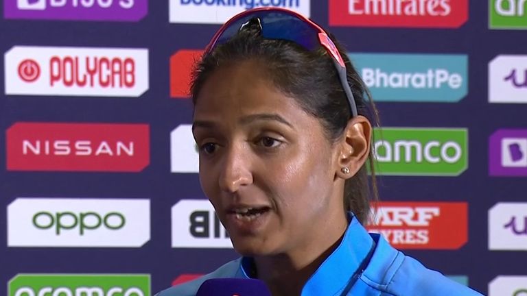 Harmanpreet Kaur speaking after Ireland v India on 20 February during T20 World Cup in South Africa