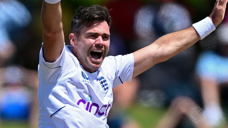 James Anderson at Bay Oval in Mount Maunganui (Associated Press)