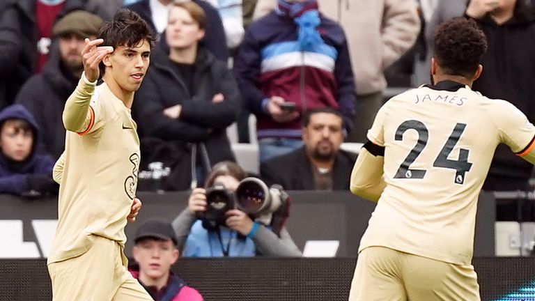 Joao Felix celebrates his opener