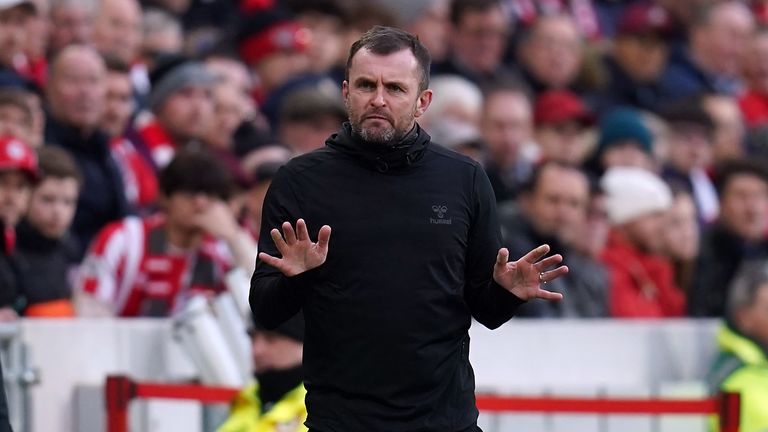 Nathan Jones was asked to leave by his own fans during Southampton&#39;s loss at Brentford