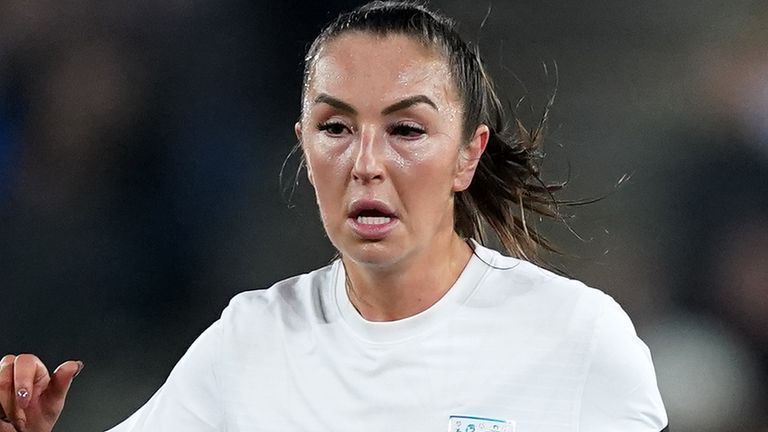 Katie Zelem has come on as a half-time substitute in England's two Arnold Clark Cup fixtures