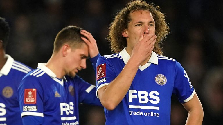 Leicester, campeón de la Copa FA 2021, ha sido castigado por malos errores defensivos