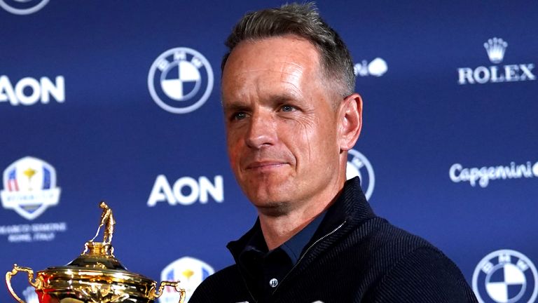 Luke Donald says it's 'a shame' some players are unavailable for Ryder Cup selection after canceling their DP World Tour membership following their switch to LIV Golf