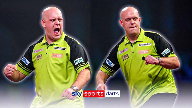 Thumb for Michael Van Gerwen hitting a massive 170 checkout on night three of the PL Darts in Glasgow.