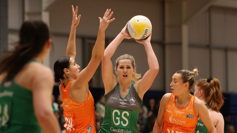 24.02.23 - Celtic Dragons vs Severn Stars - Vitality Netball Super League - 