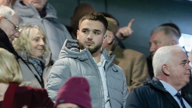 Nicolas Raskin was at Hearts to watch his new team mates