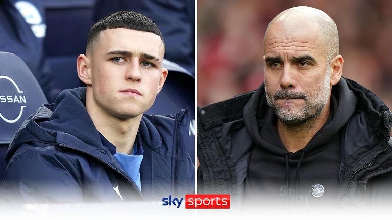 Pep Guardiola explains why Phil Foden has not started many games since returning from the World Cup
