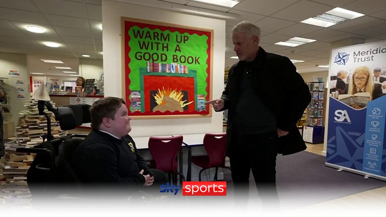 Rob Lee surprises a Newcastle fan with cup final tickets