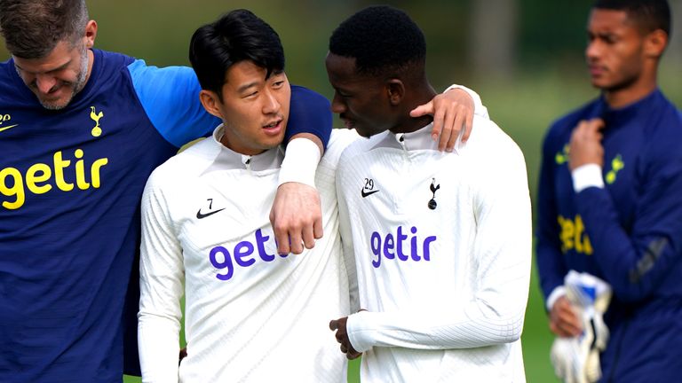 Sarr credited much of his acclimatization at Tottenham to Heung-Min Son 