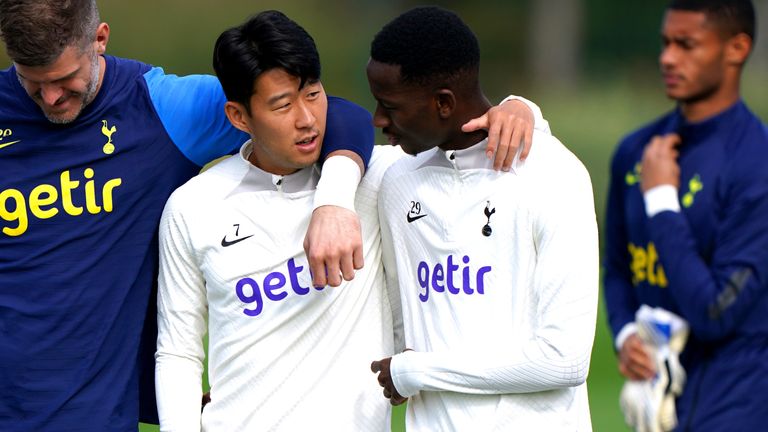 Sarr ha atribuido gran parte de su aclimatación en Tottenham a Heung-Min Son 