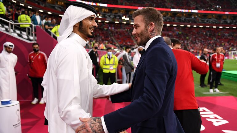 Sheikh Jassim Manchester United David Beckham