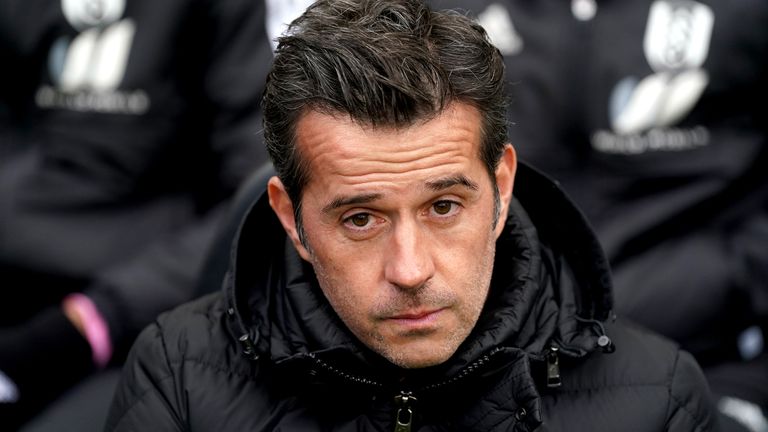 El técnico del Fulham, Marco Silva, se alegra de que su equipo comparta goles