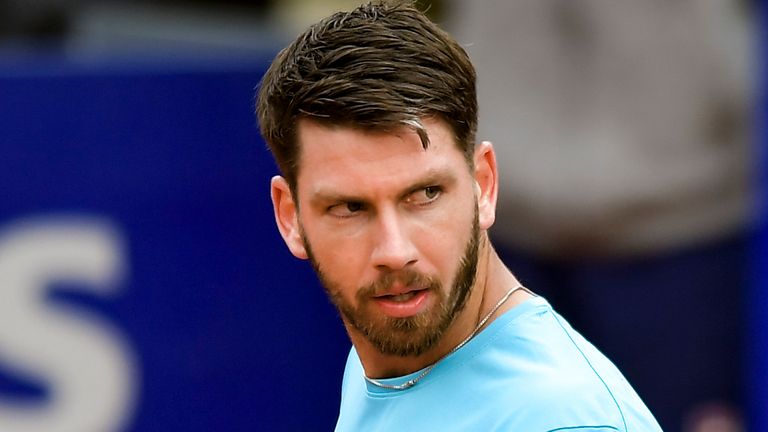 BUENOS AIRES, ARGENTINA - FEBRUARY 17: Cameron Norrie of Great Britain celebrates after winning the Quarter Finals singles match against Tomas Etcheverry of Argentina during day three of the ATP 250 Argentina Open 2023 at Buenos Aires Lawn Tennis Club on February 17, 2023 in Buenos Aires, Argentina. (Photo by Marcelo Endelli/Getty Images)
