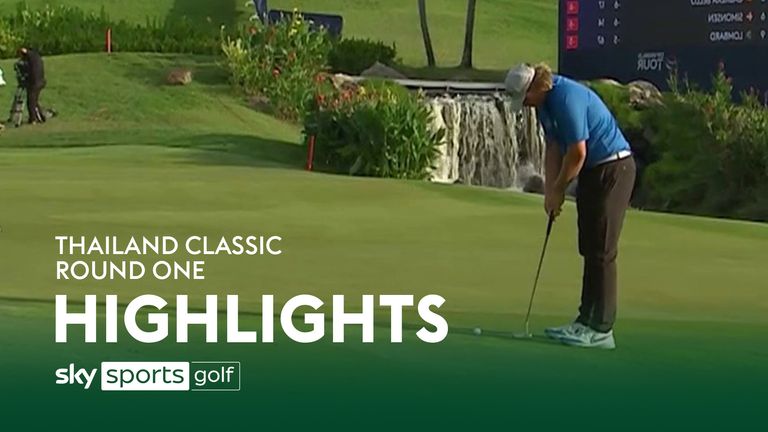 Highlights from day one of the Thailand Classic at the Amata Spring Country Club.