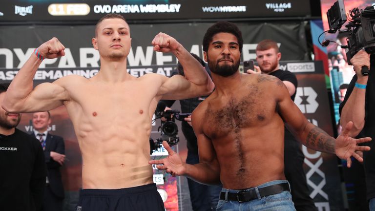 Anthony Sims has infuriated Zak Chelli (left) in the run up to their super-middleweight contest