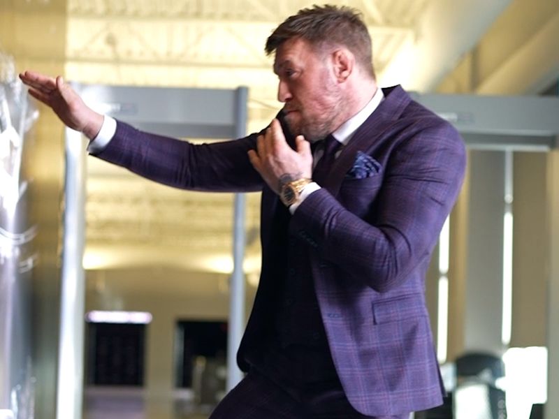 Conor mcgregor shop purple shirt